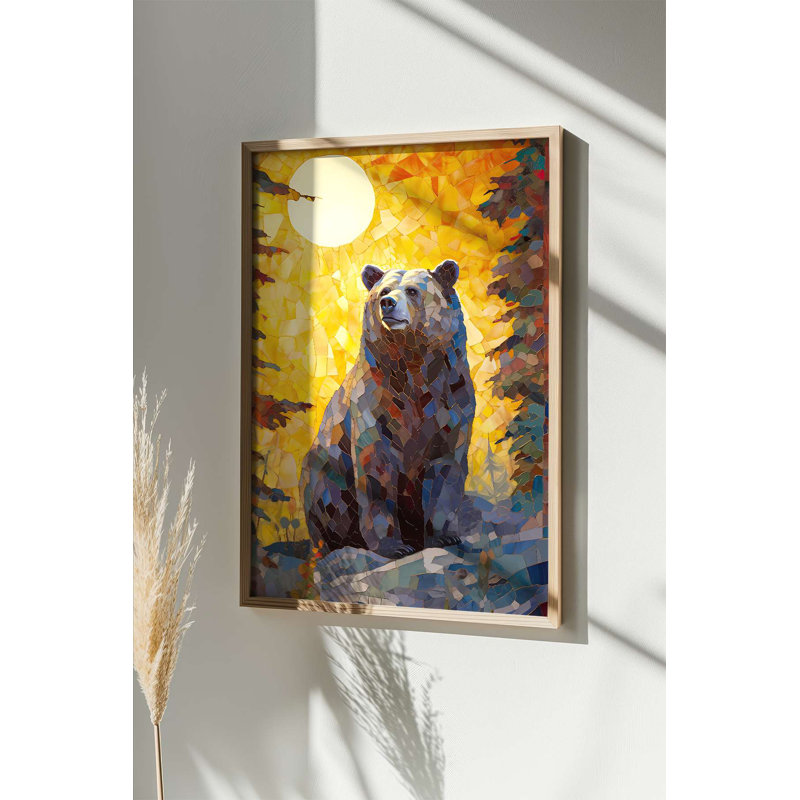 Stunning Decorative Framed MDF Painting, 12.9 x 18.9 inches | 100% Solid Wood Frame (Thickness: 0.8 inches) | Vibrant Digital Print, Perfect for Home Décor & Gallery Walls, Adds Elegance & Style to Any Room
