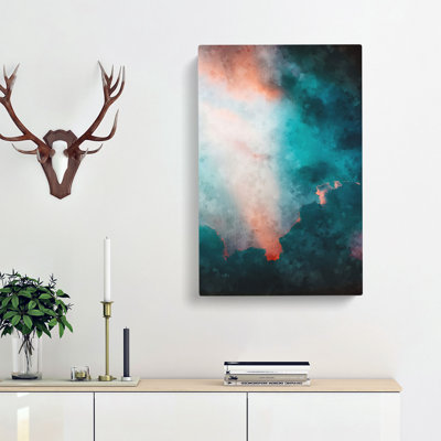 Ray Of Light Through The Clouds - Wrapped Canvas Painting