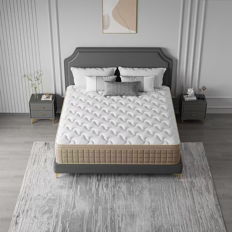 Medium Firm Hybrid Mattress – Pocket Coils, Cooling Convoluted Foam, CertiPUR-US & Pressure Relief, King, 10"