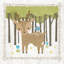 «Woodland Hideaway Series Deer» par Moira Hershey, reproduction sur toile tendue sur châssis-20821055-72778086-72778087