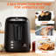 SUPERLEX 4-Slice Long Slot Toaster, 1450W Extra Wide with 7 Browning | Reheat, Defrost & Cancel Functions, Removable Crumb Tray, for Artisan Bread, Baguettes & Thick Slices, Matt Black