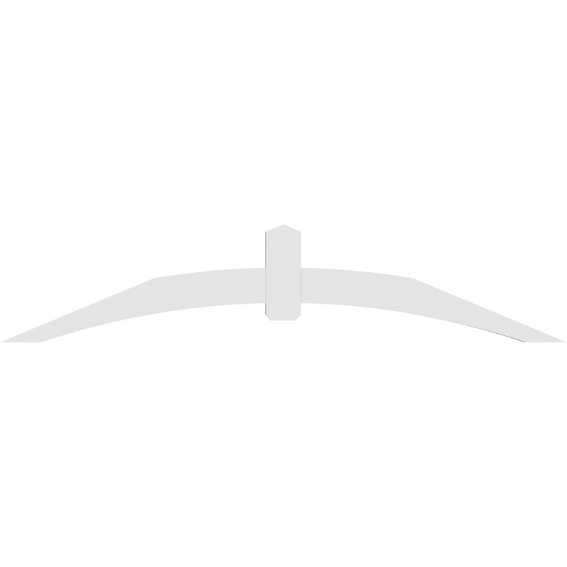 Support pour pignon en PVC Archdale, H 20 po x l 96 po (pas 5/12), P 2 po x F 6 po