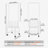 Metal Laundry Cart with Wheels