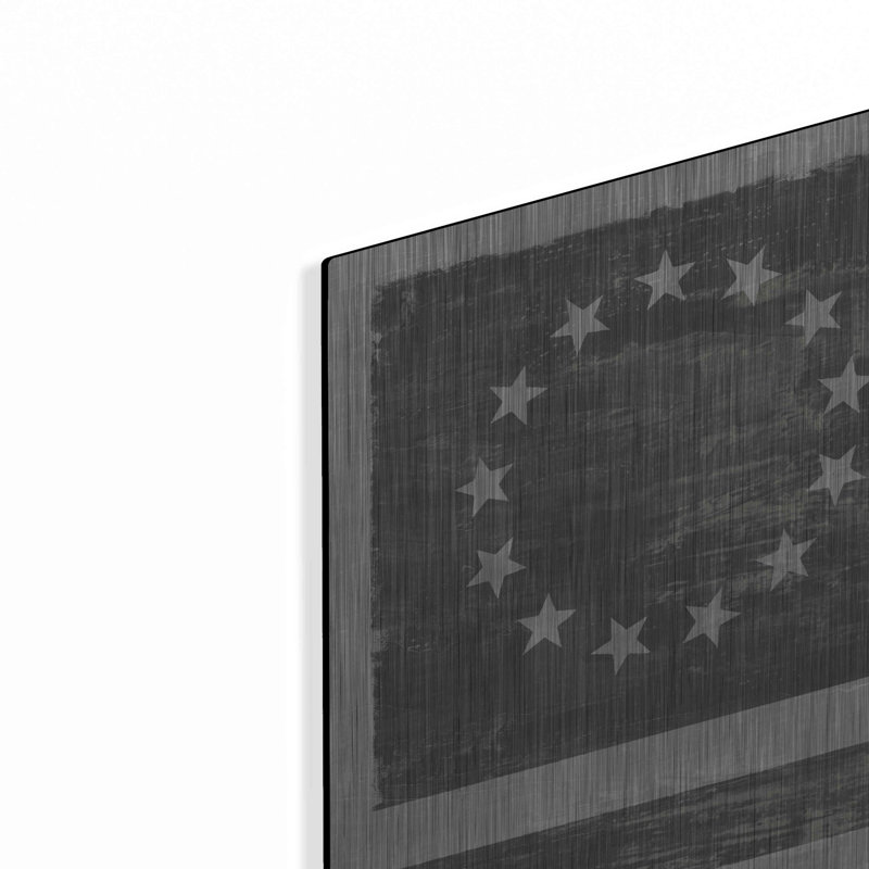 «Slate American Flag» par Sue Schlabach, H 24 po x l 36 po