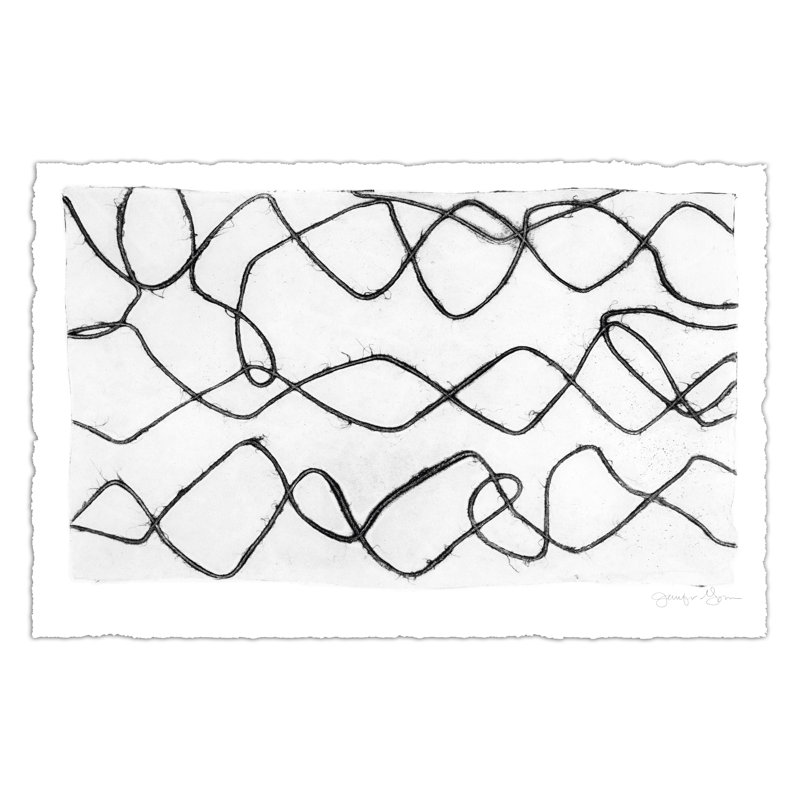 Frequency II by Jennifer Goldberger - Wrapped Canvas Print, 30cm H x 46cm W