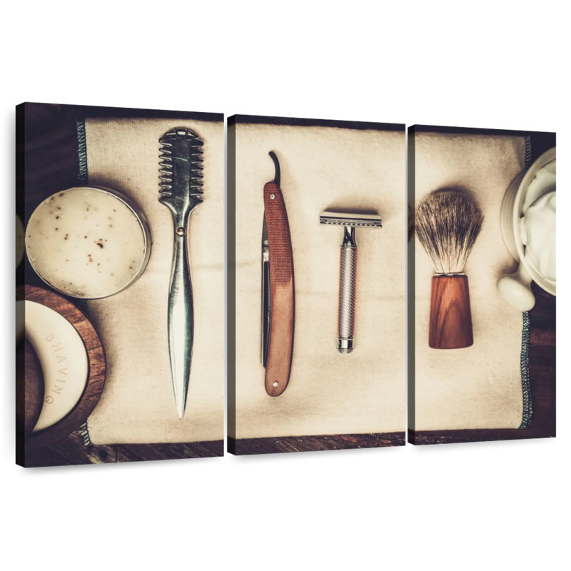 Shuttleworth Hair Shaving Basics, 32" H x 50" W