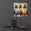 «Three Palms» par Rey Klimt, art mural en verre acrylique-455734830