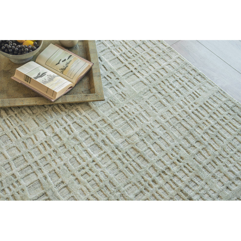 Crescendo Area Rug in Beige, Rectangle 9' x 12'