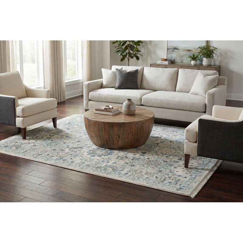 Tapis oriental crème Omarion, Rectangle 9 pi 2 po x 12 pi 6 po