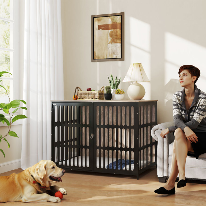 Steel Furniture Style Crate with 1 Door, 92cm H x 118cm W x 80cm D