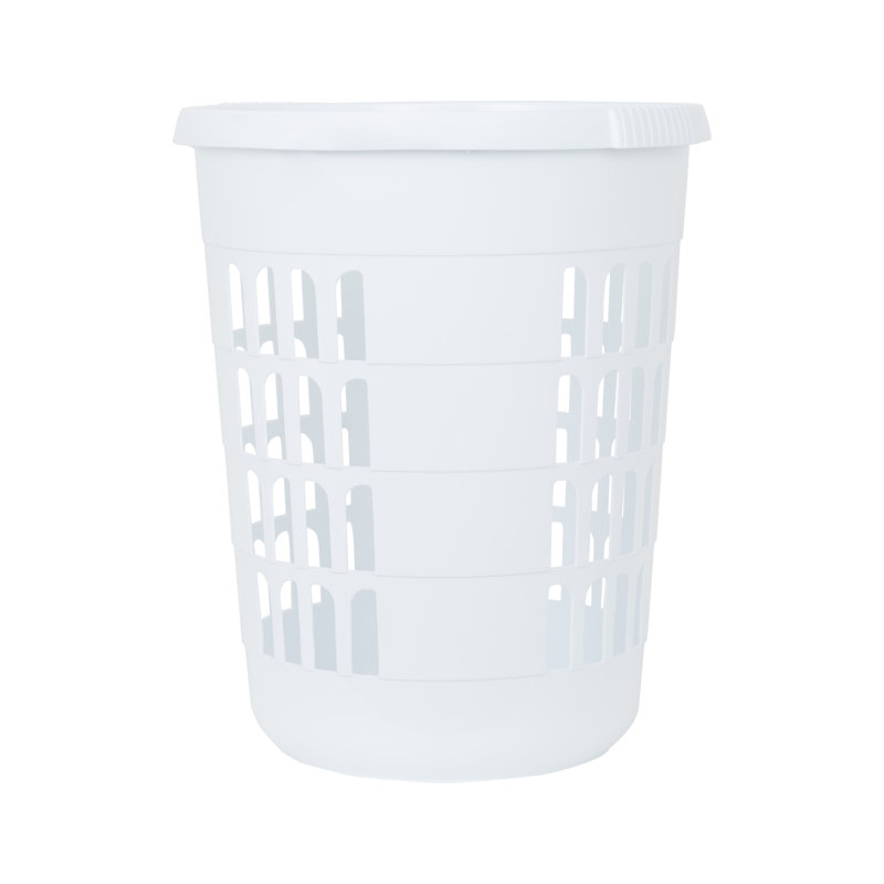 Wham Deluxe Round Laundry Hamper Ice White, Small 58" x 48" x 48"