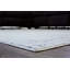 Tapis rectangulaire bleu / gris / crème en polyester tissé à la machine Tildra-87749351