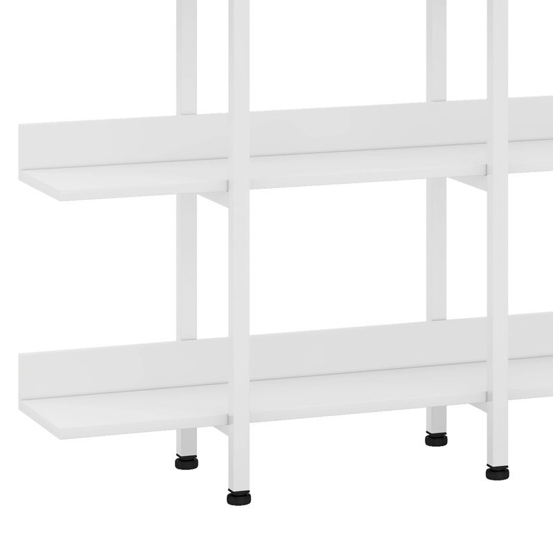 Bibliothèque ouverte 5 niveaux, White