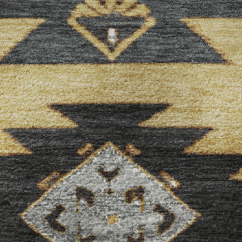 Premium Machine Washable Mayfield AMF1945 Tribal Rug, Rectangle 5' x 7'6"