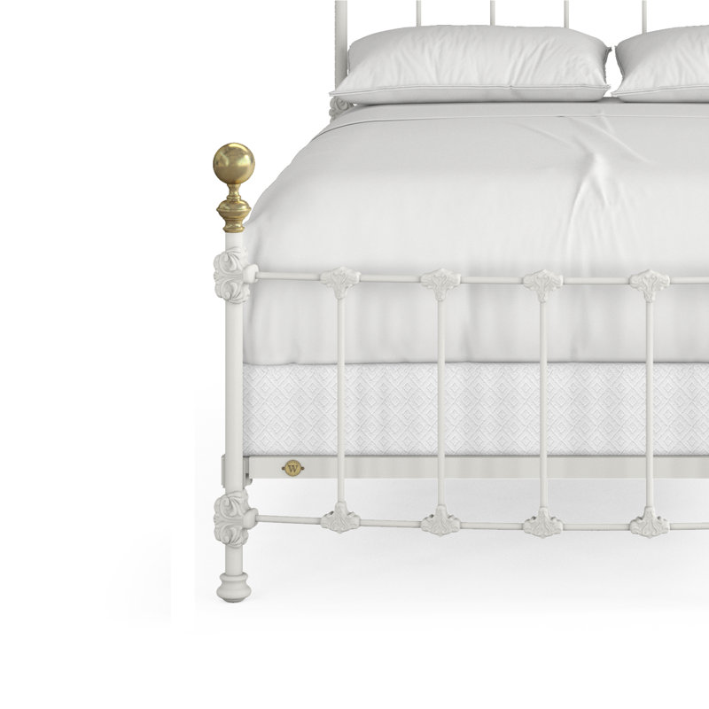 151 Palatial Bed | Complete Standard, Matte White, Full