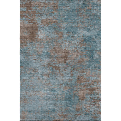 Premium Machine Washable Kumbhar AMF1359 Modern Rug