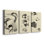 Carnet de croquis Waterbird I - Toile tendue avec châssis - 3 pièces