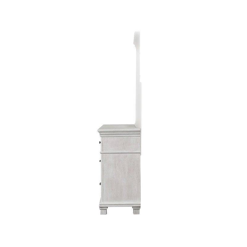 Commode transitionnelle 61 ", gris vieilli
