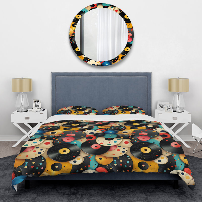 Ensemble de housse de couette 1970S, Housse de couette pour très grand lit et 2 très