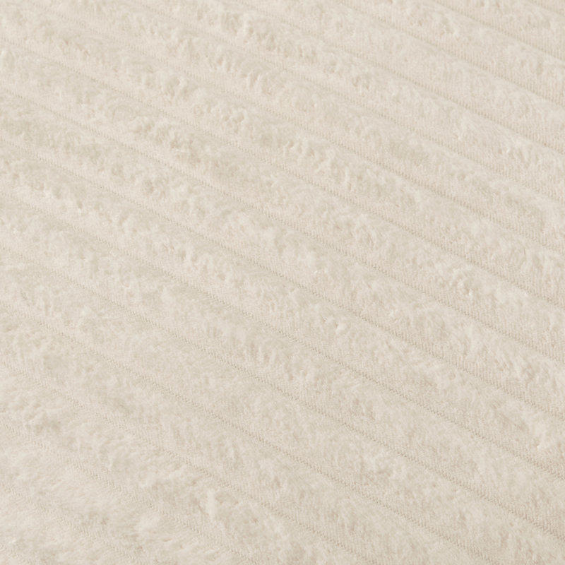 Méridienne en velours côtelé avec coussin à ressorts en velours côtelé Corduroy, White