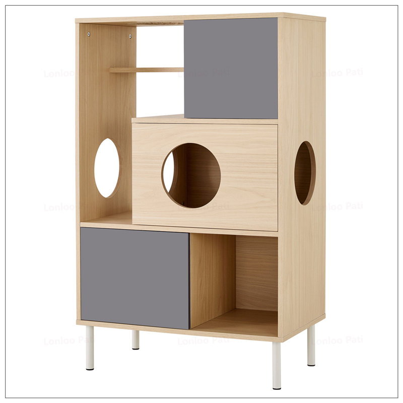 Bibliothèque avec rangement Cat