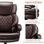 Fauteuil de bureau pour personnes lourdes de 500 lb avec siège à ressorts et chaise de bureau 360 po