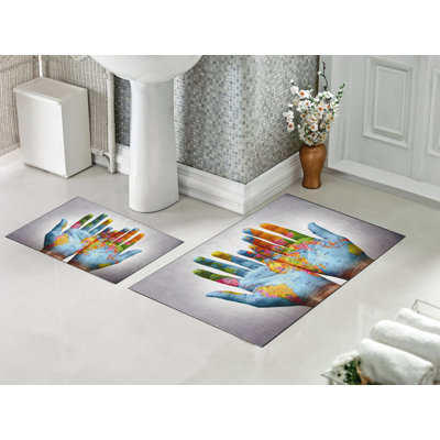 Ensemble de tapis de bain 2 pièces Dinos