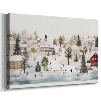 Frostlit Icicles Serenade-Premium Gallery Wrapped Canvas