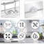 Panier de douche d'aspiration en acier inoxydable Danysha