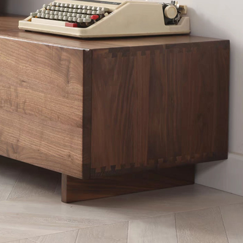 Meuble télé moderne et simple rétro, 82.67"