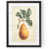Impression encadrée ébène