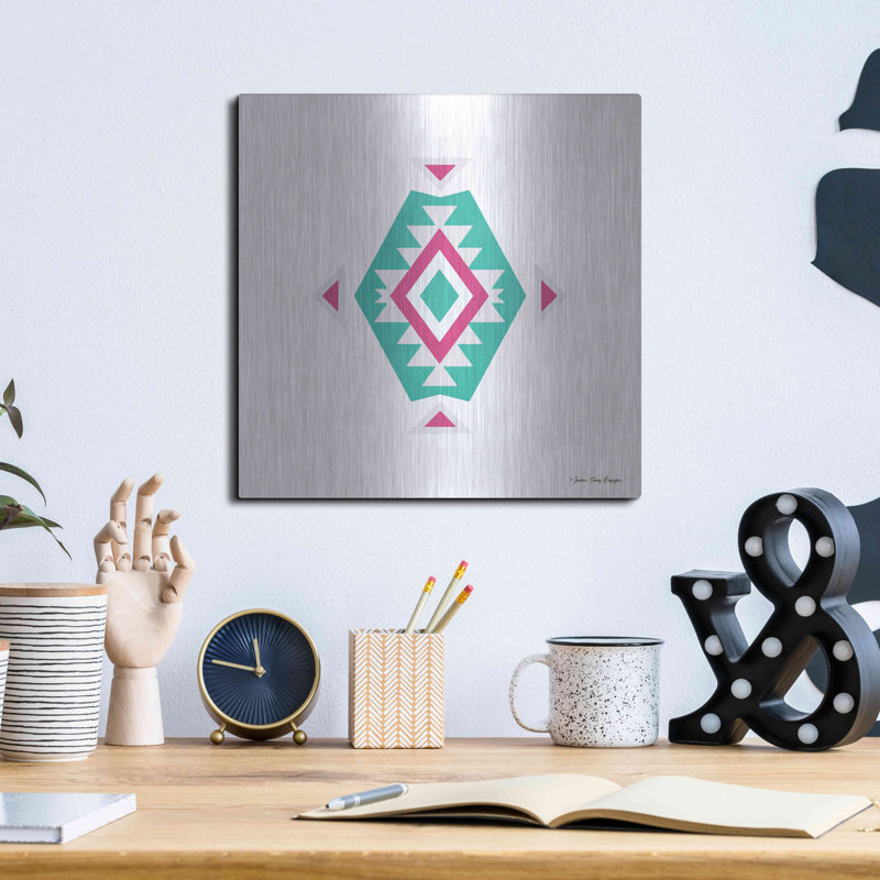 "Watercolor Aztec Art II" par Seven Trees Design, H 12 po x l 12 po