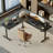 L Shaped Standing Desk, Electric Height Adjustable Home Office Desk, Large Ergonomic Computer Desk with 3 Memory Buttons, Cable Management, Corner Desk for Home & Office Workstations-2007457996-2006470394