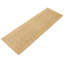 Tapis de couloir en tapis décoratif laine gris pâle de conception unique 3 pi 3 po x 9 pi 8 po noué à la main new age