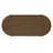 71"L Oval Rubber Wood Top Dining Table, Walnut 