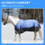 Couverture de cheval pour les vrais chevaux, couverture imperméable et stable pour l'hiver, durable et chaude-106242187