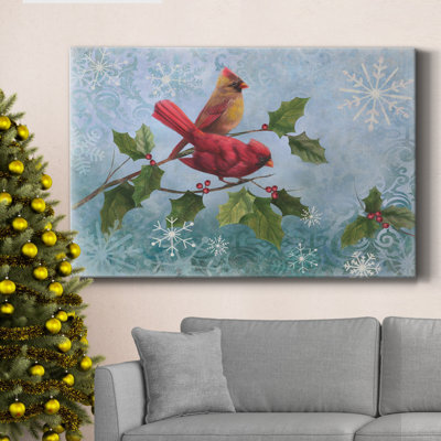" Winter Cardinal Duet I "