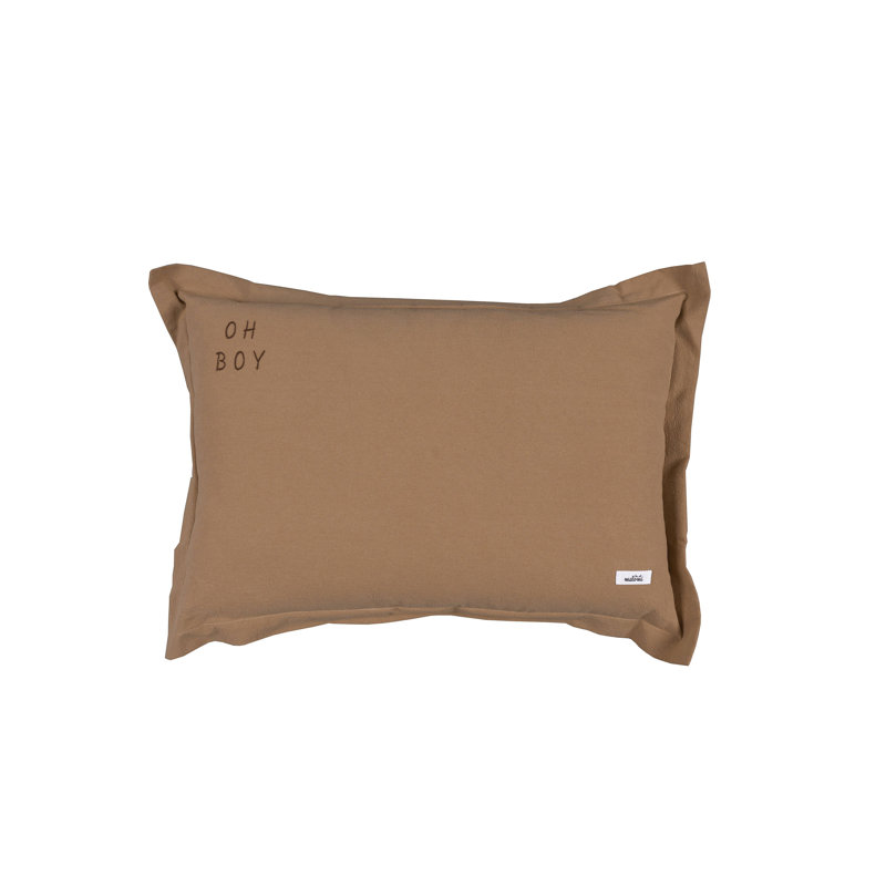 Square Euro Cushion, 50cm W x 5cm L, Camel