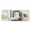 Grand lit escamotable mural avec tablettes, tiroirs et lumières DEL-1457044673