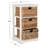 Painswick Solid Wood 3 - Drawer End Table-1415433297