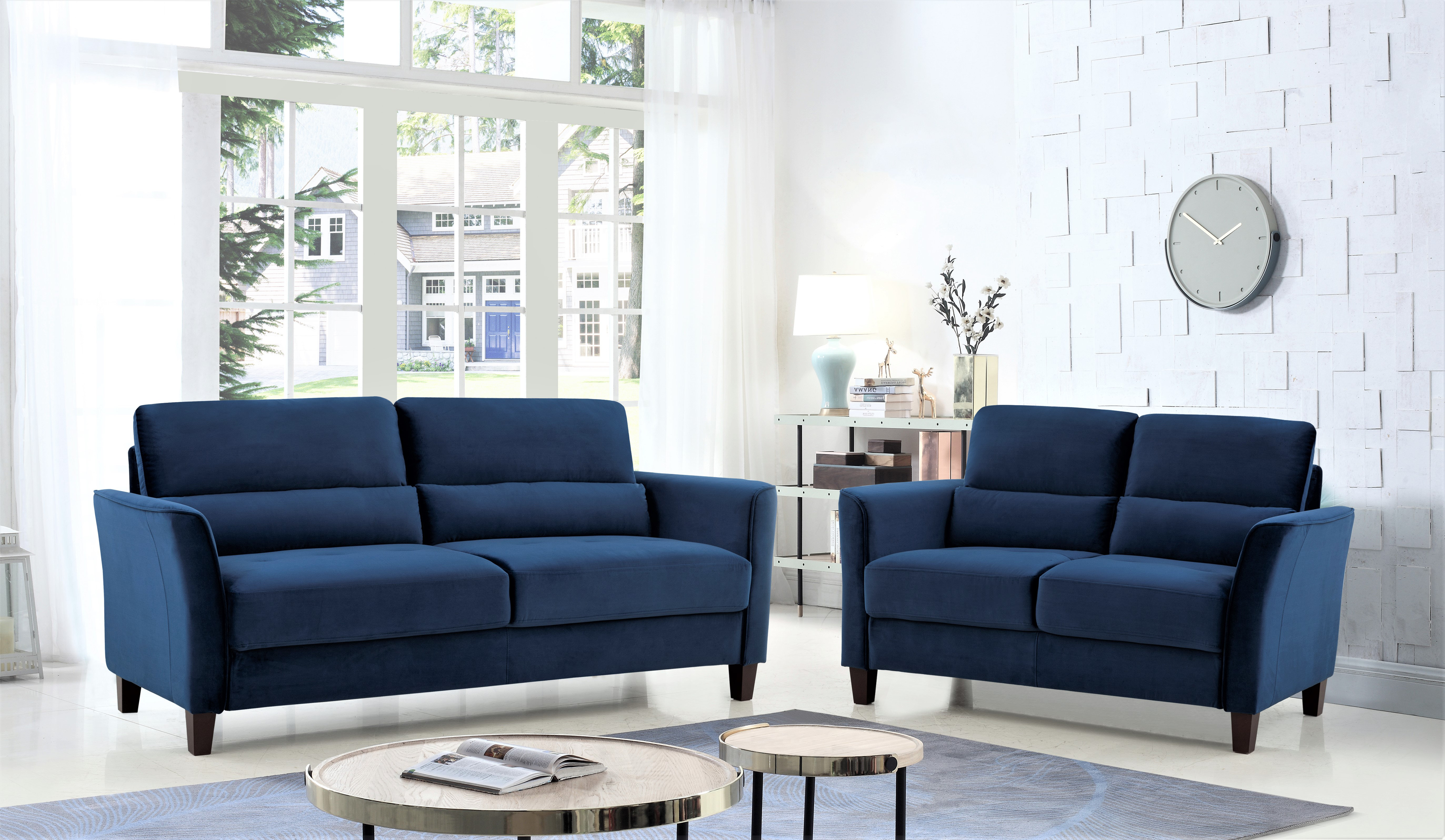 Red Barrel Studio® Mcilwain 2 Piece Living Room Set & Reviews | Wayfair