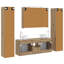 Vanity & Mirror Set-129674028