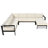 U-Shaped Multi-Person Outdoor Sofa Set-1085981941