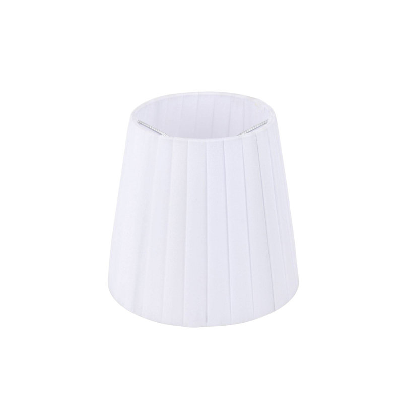 Sana 13cm H Silk Empire Lamp Shade in White