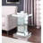 Choe Mirrored Glass Top End Table-1111009934