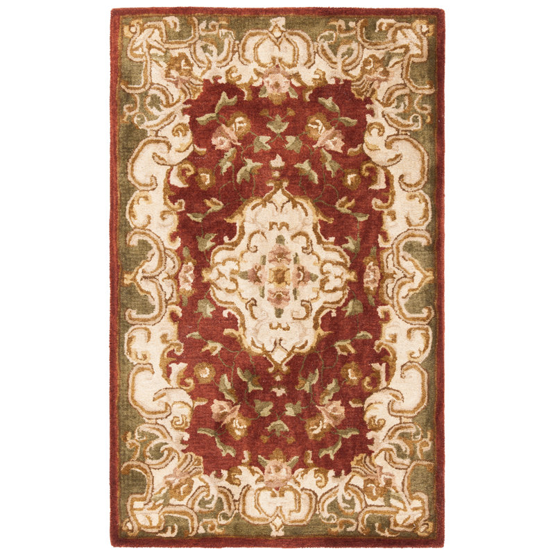 Carnasheeran Hand Tufted Wool Oriental Rug, Rectangle 2'3" x 4'