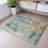 Premium Machine Washable Gurubaksh AMF1157 Abstract Rug-1679770501