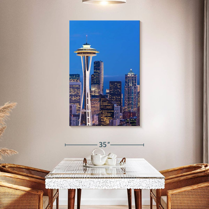 Seattle Observatory Tower, 48" H x 32" W