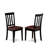 7 Piece Dining Room Table Set Consist of a Rectangle Kitchen Table and 6 Faux Leather Upholstered Dining Chairs, 36x60 Inch, Black-1371985472-1415565039