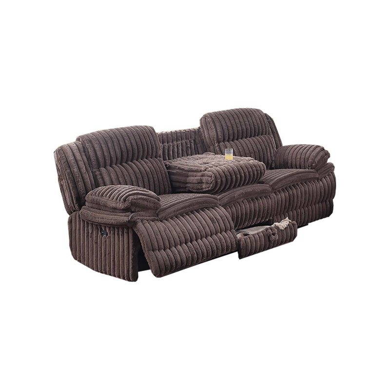 Ensemble de canapé inclinable manuel 2 pièces avec table basse et causeuse Living Room